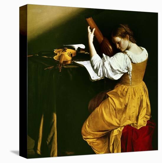 Lute Player, C. 1626-Orazio Gentileschi-Premier Image Canvas