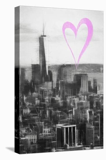 Luv Collection - New York City - Downtown Manhattan-Philippe Hugonnard-Stretched Canvas