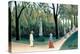 Luxembourg Gardens - Monument to Chopin-Henri Rousseau-Stretched Canvas