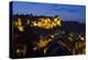 Luxembourg, Mullerthal, Larochette, Larochette Castle, Illuminated, at Night-Chris Seba-Premier Image Canvas