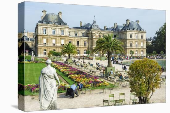 Luxembourg Palace and Gardens, Paris, France, Europe-G & M Therin-Weise-Premier Image Canvas