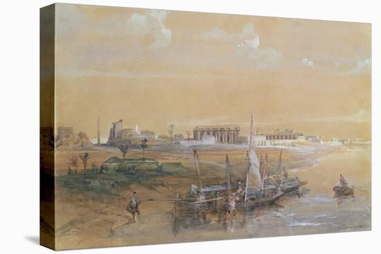 Luxor on the Nile, 1839-David Roberts-Premier Image Canvas