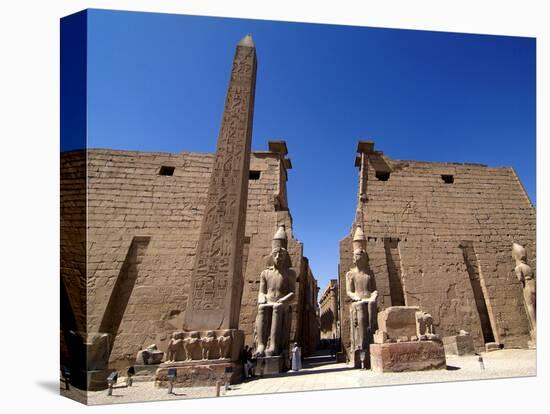 Luxor Temple, Luxor, Thebes, UNESCO World Heritage Site, Egypt, North Africa, Africa-Hans Peter Merten-Premier Image Canvas