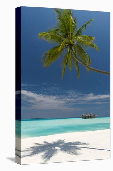 Luxury Over-Water Bungalow at Gili Lankanfushi Resort Maldives and Beach with Palm Trees-Sakis Papadopoulos-Premier Image Canvas