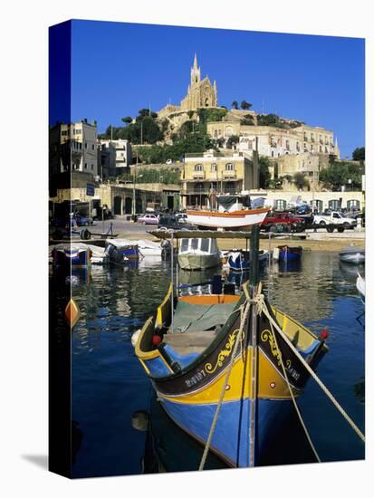 Luzzu Fishing Boat, Mgarr Harbour, Gozo, Malta, Mediterranean, Europe-Stuart Black-Premier Image Canvas