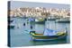 Luzzu Fishing Boats on the Harbor of Marsaxlokk, Malta-Martin Zwick-Premier Image Canvas