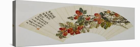 Lychee - from 'Flowers and Calligraphy'-Wu Changshuo-Premier Image Canvas