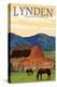 Lynden, Washington - Red Barn and Horses-Lantern Press-Stretched Canvas