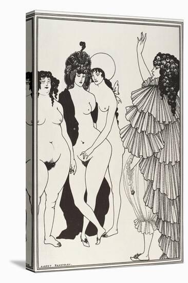 Lysistrata Talking to the Athenian Women-Aubrey Vincent Beardsley-Stretched Canvas