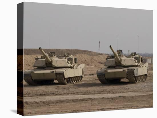 M1 Abrams Tank at Camp Warhorse-Stocktrek Images-Premier Image Canvas