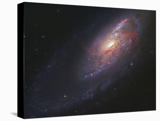 M106, Spiral Galaxy in Canes Venatici-Stocktrek Images-Premier Image Canvas