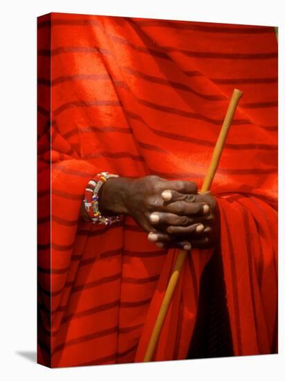 Maasai Teacher, Esetiti Nursery School, Amboseli National Park, Kenya-Alison Jones-Premier Image Canvas