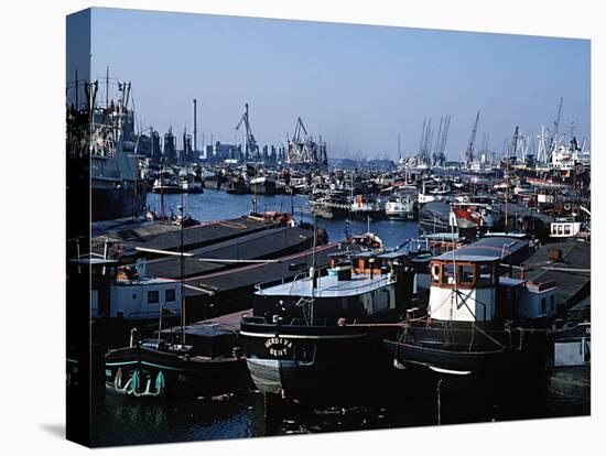 Maashaven Docks Rotterdam Holland-null-Premier Image Canvas