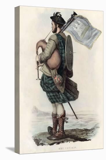 Mac Cruimin , from the Clans of the Scottish Highlands, Pub.1845 (Colour Litho)-Robert Ronald McIan-Premier Image Canvas