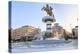 Macedonia, Skopje, Macedonia Square Fountain, 'Warrior on Horseback' Statue-Emily Wilson-Premier Image Canvas