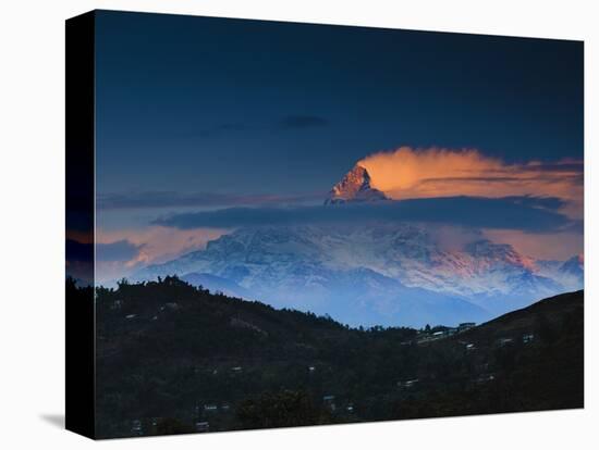 Machapuchare (Machhapuchhre) (Fish Tail) Mountain, in the Annapurna Himal of North Central Nepal, N-Mark Chivers-Premier Image Canvas