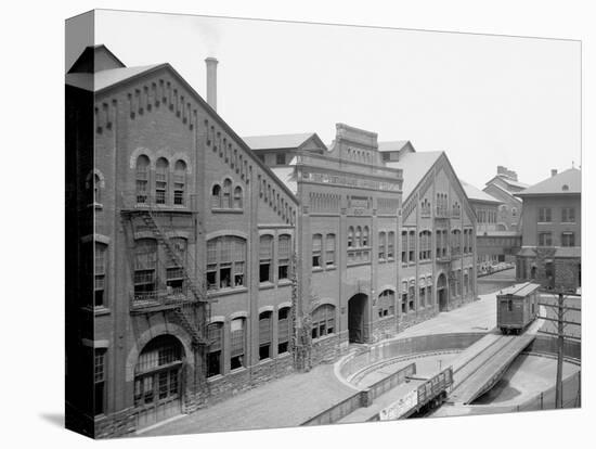 Machine Shop, the Westinghouse Air-Brake Co., Wilmerding, Pa.-null-Stretched Canvas