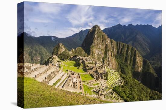 Machu Picchu Inca Ruins and Huayna Picchu (Wayna Picchu), Cusco Region, Peru, South America-Matthew Williams-Ellis-Premier Image Canvas