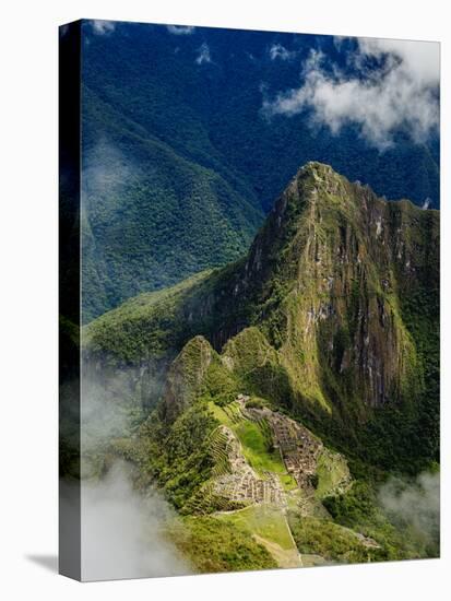 Machu Picchu Ruins seen from the Machu Picchu Mountain, UNESCO World Heritage Site, Cusco Region, P-Karol Kozlowski-Premier Image Canvas