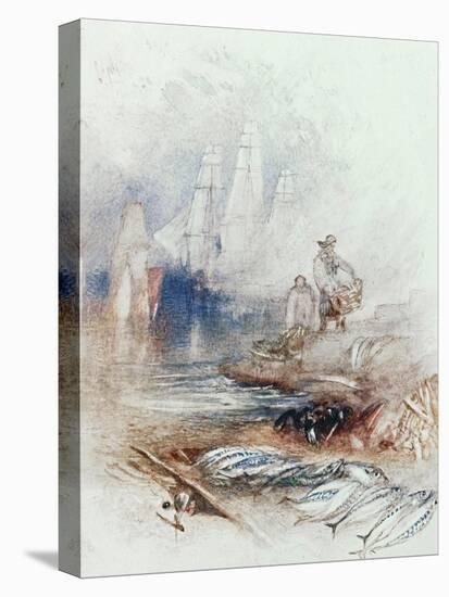 Mackerel on the Beach, circa 1830-35-J. M. W. Turner-Premier Image Canvas