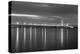 Mackinac Bridge BW-Alan Majchrowicz-Stretched Canvas