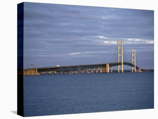 Mackinac Bridge, Michigan, USA-null-Premier Image Canvas