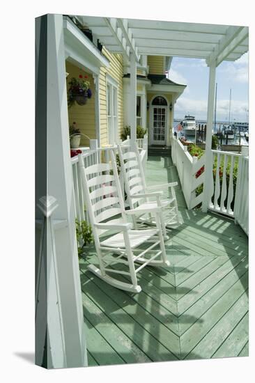 Mackinac Island, Michigan, Usa - American Verandah-Natalie Tepper-Stretched Canvas