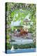 Mackinac, Michigan - Montage Scenes-Lantern Press-Stretched Canvas