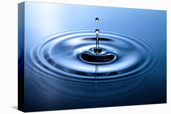 Macro Shot of Water Drop Falling-Jag_cz-Premier Image Canvas