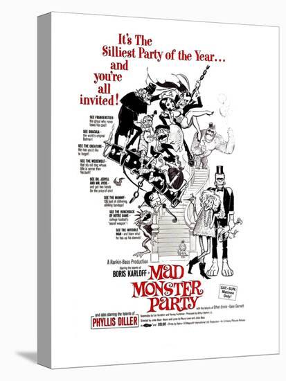 Mad Monster Party, 1967-null-Stretched Canvas
