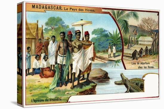 Madagascar, the Trial by Crocodiles and Customary Burial Places, 1908-null-Premier Image Canvas