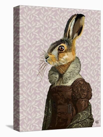 Madam Hare-Fab Funky-Stretched Canvas