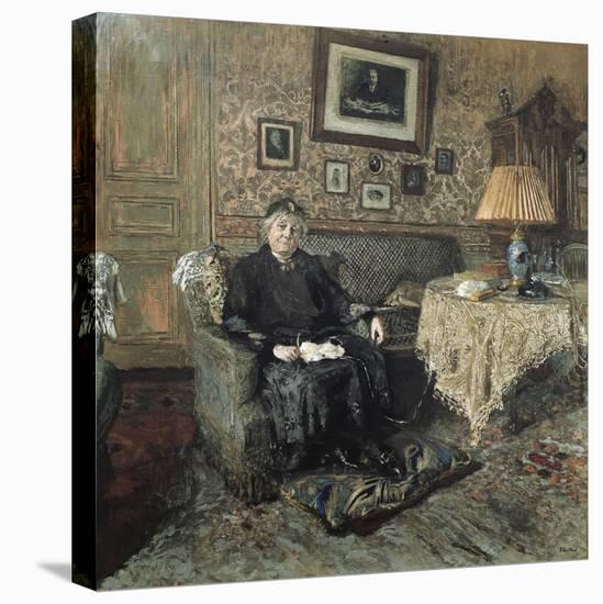 Madame Adrien Bénard-Edouard Vuillard-Stretched Canvas