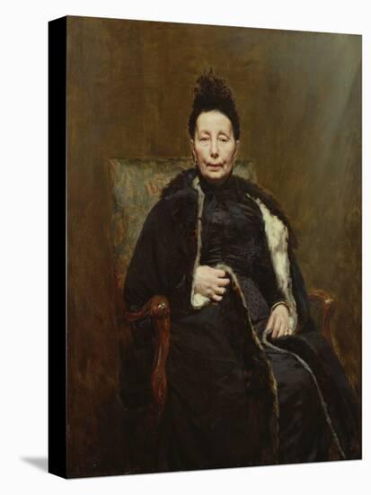 Madame Cogghe, 1890 (Oil on Canvas)-Remy Cogghe-Premier Image Canvas
