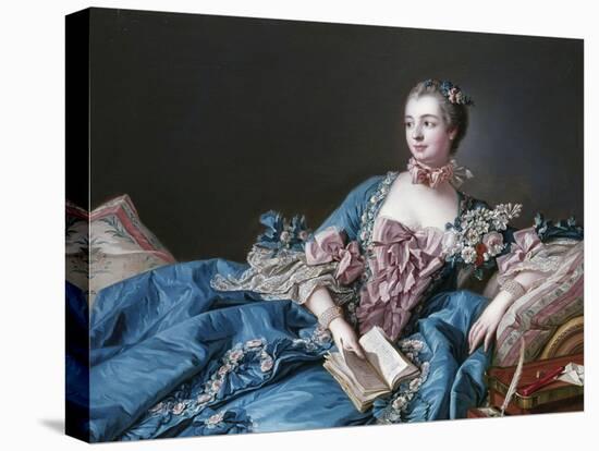 Madame de Pompadour, 1721-64, Mistress of Louis XV-Francois Boucher-Premier Image Canvas