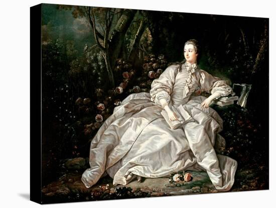 Madame De Pompadour (1721-64)-Francois Boucher-Premier Image Canvas