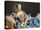 Madame De Pompadour-Francois Boucher-Stretched Canvas