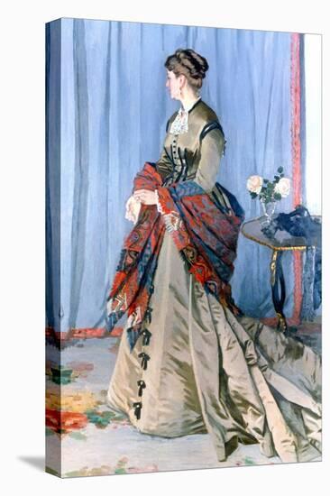 Madame Gaudibert, 1868-Claude Monet-Premier Image Canvas