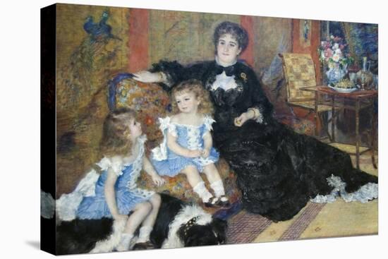 Madame Georges Charpentier and Her Children, Georgette-Berthe and Paul-Émile-Charles-Pierre-Auguste Renoir-Stretched Canvas