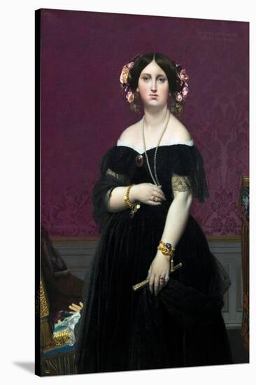 Madame Moitessier-Jean-Auguste-Dominique Ingres-Premier Image Canvas