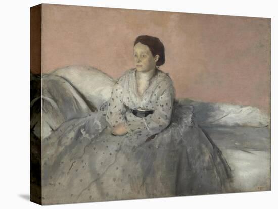 Madame René de Gas, 1872-3-Edgar Degas-Premier Image Canvas