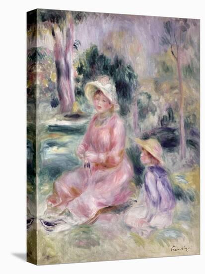 Madame Renoir and Her Son Pierre, 1890-Pierre-Auguste Renoir-Premier Image Canvas