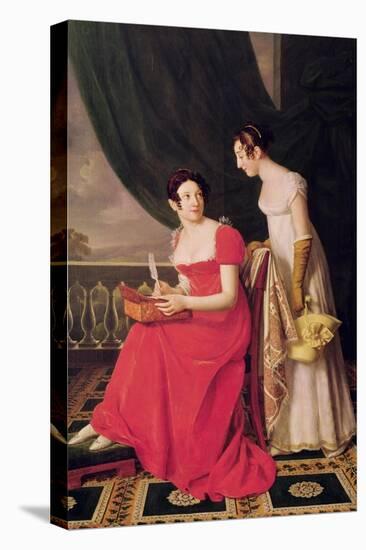 Madame Riesener and Her Sister, Madame Longroy, 1802-Henri Francois Riesener-Premier Image Canvas