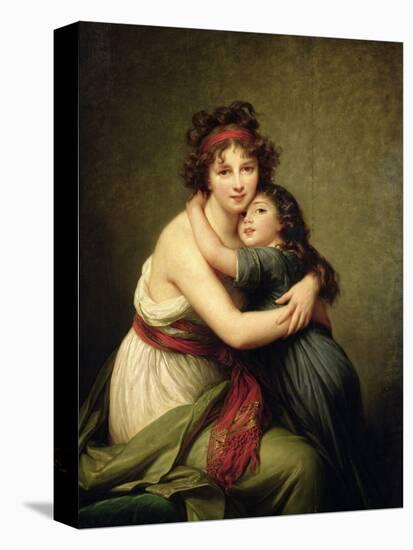 Madame Vigee-Lebrun and Her Daughter, Jeanne-Lucie-Louise (1780-1819) 1789-Elisabeth Louise Vigee-LeBrun-Premier Image Canvas