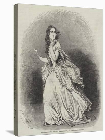Mademoiselle Jenny Lind, as Lucia Di Lammermoor, at Her Majesty's Theatre-Charles Baugniet-Premier Image Canvas