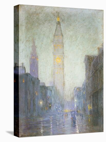 Madison Avenue at Twilight, c.1911-Lowell Birge Harrison-Premier Image Canvas