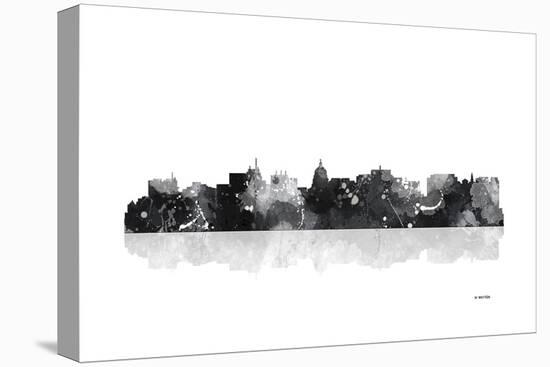 Madison Wisconsin Skyline BG 1-Marlene Watson-Premier Image Canvas