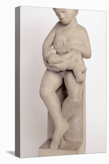 Madonna and Child 1 - Feet Crossed, 1909-10-Eric Gill-Premier Image Canvas