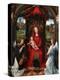 Madonna and Child, Angel with Violin in His Hand; Landscape with Farmhouse and Castle-Hans Memling-Premier Image Canvas