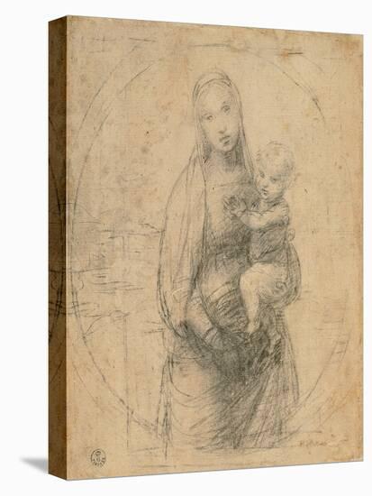 Madonna and Child at Two Thirds Figure-Sanzio Raffaello-Premier Image Canvas